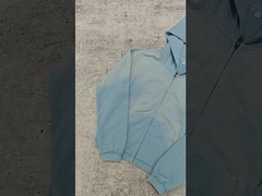 Individueller 2025 Streetwear Schwergewicht Rhinestone Hoodie Unisex Blank Vintage Sonnenverblasster Säuregewaschener Reißverschluss