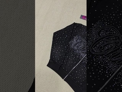 Individueller, luxuriöser, glänzender Edelstein-Oversized-Strass-Reißverschluss-Hoodie, Säurewaschung, Vintage-Streetwear