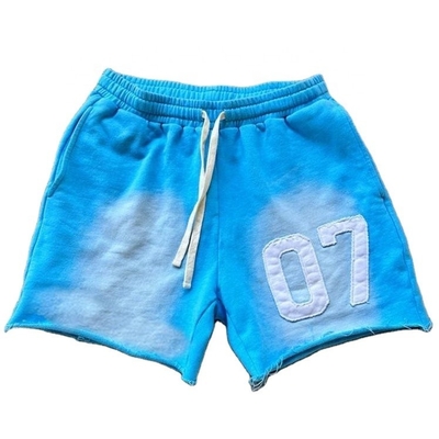 kaufen Roh-Hem-Säure-Wäsche Verblendete einfache Fleece Jogger Shorts Die ultimative Streetwear Essential online manufacture
