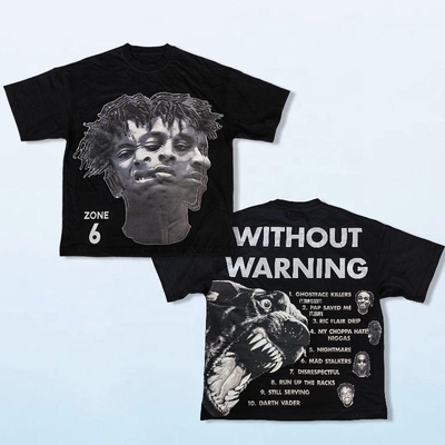 kaufen Custom Dtg Print Hip Hop Schwarz Leerfarbe Schwergewichts-T-Shirt durch Strickverfahren gewebt online manufacture