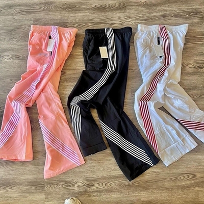 kaufen Graue Flare-Sweatpants Elastische Taillenverschließung Männers Y2K Streetwear Breitbein-Sweatpants online manufacture
