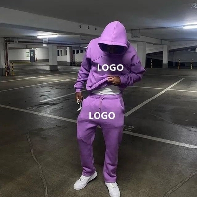 kaufen Unterstützen Sie Y2K Tracksuit Jogger Set mit Puff Printing Flared Sweatpants online manufacture