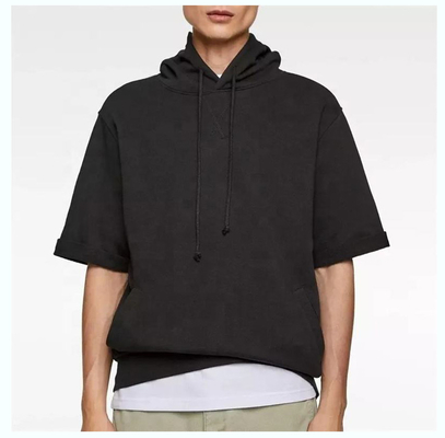 kaufen Baumwolle Französisch Terry Herren T-Shirt überdimensioniert Blöcke Drop Shoulder Hoodie in bunten Stoffen online manufacture