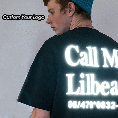 kaufen Unisex-Druck auf Maß, Luxus-Grafik, T-Shirt mit reflektierender Baumwolle online manufacture