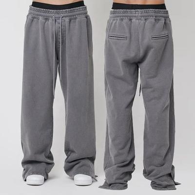 kaufen Weite Bein-Sweatpants für Männer im Frühjahr und Sommer 2024 mit individuellem Logo und Schwergewichtsgewebe online manufacture