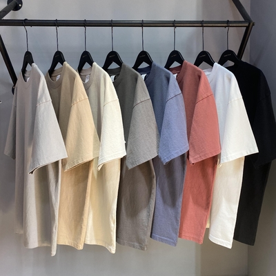 kaufen Männliche T-Shirts Dtg Druck Säure Waschen Sublime Shirt Straßenbekleidung Schwarz Vintage online manufacture