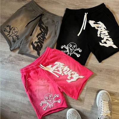 kaufen Custom Heavyweight Baumwolle Sommershorts mit rohem Hem und zerrissenem Design in Größen S-5XL online manufacture