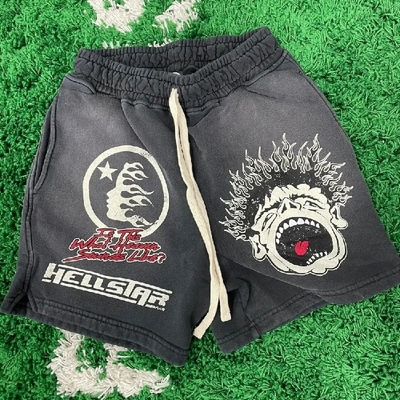 kaufen Vintage Sonnenfade Säure Wasch Custom Französisch Terry Sweat Shorts mit Ziehseile Schließung online manufacture