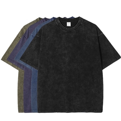 kaufen Vintage Herren T-Shirt 100% Baumwolle Säure gewaschen Schwergewichts Custom Blank Stone gewaschen online manufacture