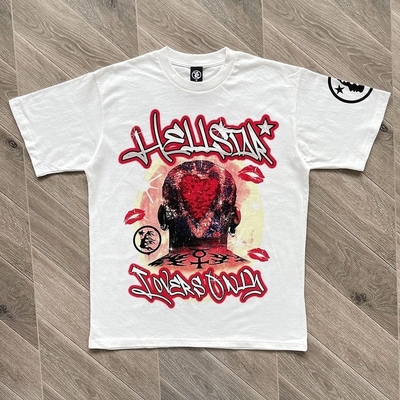 kaufen 2024 Sommer Design Schwergewichts Baumwolle Dtg Druck Unisex T-Shirt für Männer Hip Hop Stil online manufacture