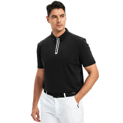 kaufen Unterstützung 7 Tage Musterbestellung Lieferzeit Kurzärme Reißverschluss Polo Shirt für Golf Sport online manufacture