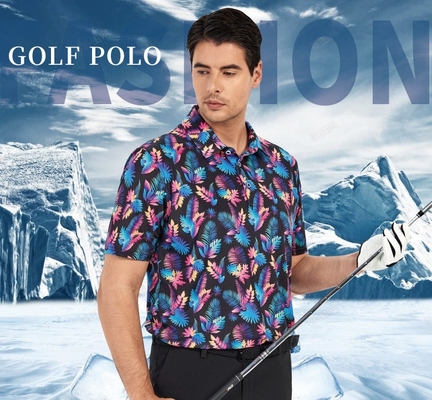 kaufen Sommer Lapel Polo Shirt für Männer Business Casual Custom Print und individuell angepasste Etiketten online manufacture