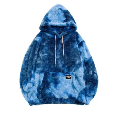 kaufen Geflechtete Gewebe-Methode Geflechtete Hoodies für Männer mit Falschfell-Mode online manufacture