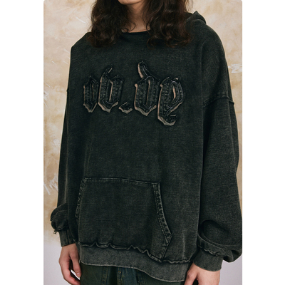 kaufen Warme Hoodies für den Winter Frauen mit Drop Shoulder Vintage Double Layer Design S-6XL online manufacture