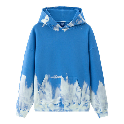 kaufen Lose Hoodies für Frauen Krawatte Farbstoff Druck Hoodie Graffiti Gradient Farbe Herbst Winter online manufacture