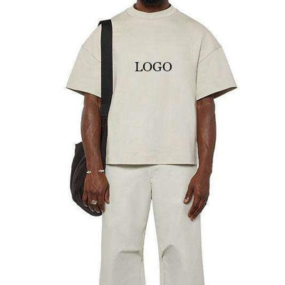 kaufen Hip Hop Style 300gm 100% Baumwolle Männer Custom Drop Schulter Übergröße Schnitt Box T-Shirt online manufacture