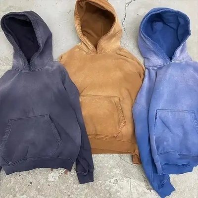 kaufen Herbst Saison Unisex Oversize Hombre Schwergewichts Sweatshirt mit benutzerdefiniertem Säure Wasch Design online manufacture