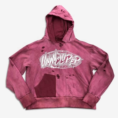 kaufen Vintage Sonne verblasste Not gerissene Pullover Hoodie für Männer und Frauen im Unisex-Stil online manufacture
