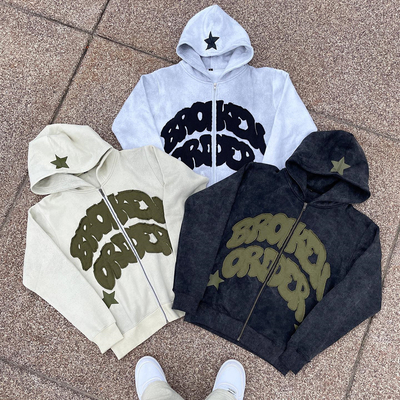 kaufen Hochgewichts-Baumwoll-Kostüm-Bronzolier-Hoodies im Vintage-Stil für Männer online manufacture
