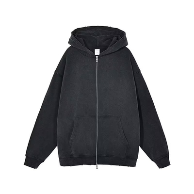 kaufen Unisex-Männer Übergrößerer Pullover Sweatshirt Kapuzenpullover für Notleidende online manufacture
