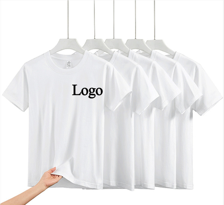kaufen Dicke Druck 220 Gsm Leerfarbe Custom Leerfarbe weiße T-Shirts Großhandel Gelegenheitsgewohnheiten Alltag online manufacture