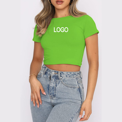 kaufen Y2K T-Shirt mit kurzem Ärmeln, Hals aus Polyester online manufacture
