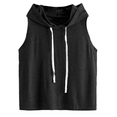 kaufen Entspannte, atmungsaktive, ärmellose, mit Kapuze ausgestattete Tanktops für Sommertrainings für Frauen von MACTING online manufacture