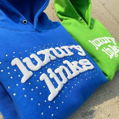 kaufen Logo Puff-Druck Hoodie Streetwear Hoodie Baumwolle Französisch Terry Bubble Print Pull Over Männer online manufacture