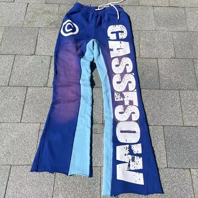 Straßenbekleidung 100% Baumwolle Französisch Terry Flared Sweatpants mit individuellen Farboptionen
