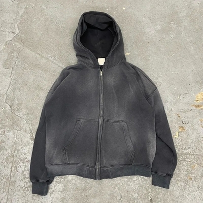 400 Gramm Stoff Gewicht Hooded Streetwear Hoodie mit Doppelschicht und Vintage Design