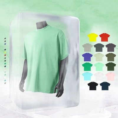 Bio-Baumwolle T-Shirts im Freien Großhandel Mode Straßenbekleidung Sorona Stoff Schnell trocknen Sommer Großformat Eis kühl