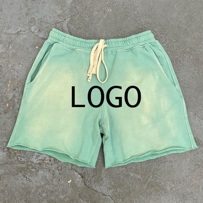 Vintage-Dekoration Sonne verblasst Custom gewaschen Französisch Terry Shorts 400 Gramm Stoffgewicht