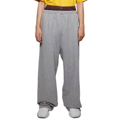 Custom Double Waist Breitbein Herren-Sweatpants im High Street-Stil mit Fleece Baumwolle