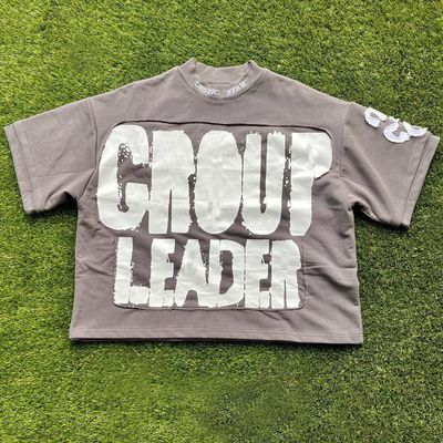 Vintage Säurewaschen Graphischer Bildschirmdruck Geschnittenes Herren-T-Shirt Druck S-5XL oder individuell