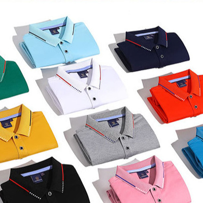 Poloshirts aus Polyester/Baumwollgewebe für die Stickerei von Logos