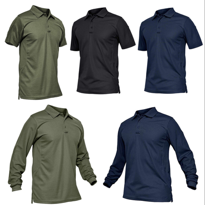 Männer-Golf-T-Shirts für schnelle Trockenleistung Uniform mit individuell gesticktem Polo-Shirt