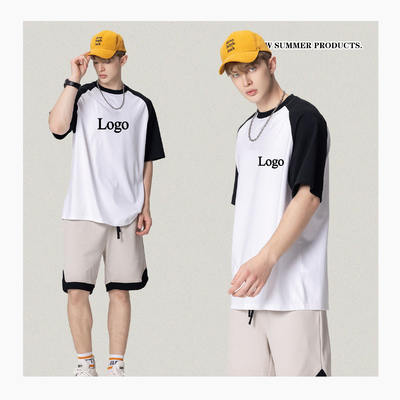 Jungen Jugendliche Baseball-T-Shirt für Männer in 100% Baumwolle für Straßenbekleidung
