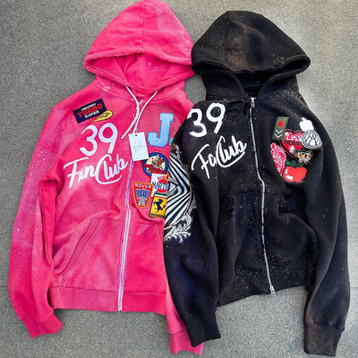 100% Baumwolle Französisch Terry Custom Hoodie mit schwerem Gewicht 500gm und Siebdruck