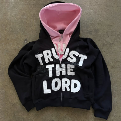 Custom Streetwear Großformat Box Zipper Schwergewicht 100% Baumwolle Terry Säure Waschen Stickerei Bedrängte Zip Up Hoodie