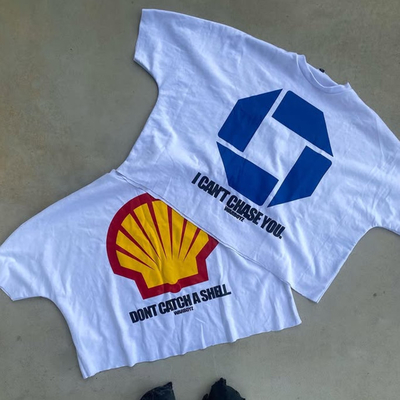 Custom Sommer T-Shirt Kurzärme Übergrößeres Schwergewichts-T-Shirt Graphische Box-Roh-Hem-Druck-T-Shirts für Männer