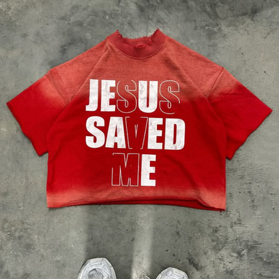 Straßenmode Übergrößeres T-Shirt Custom Säure gewaschen Vintage T-Shirt Schwergewichts-Baumwolle Boxy geschnitten T-Shirt für Männer
