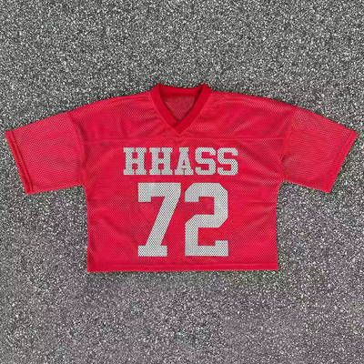Sport-T-Shirts Hersteller hochwertiges Polyester Vintage Fußballnetz T-Shirts Boxy Jersey Fußball T-Shirt für Männer